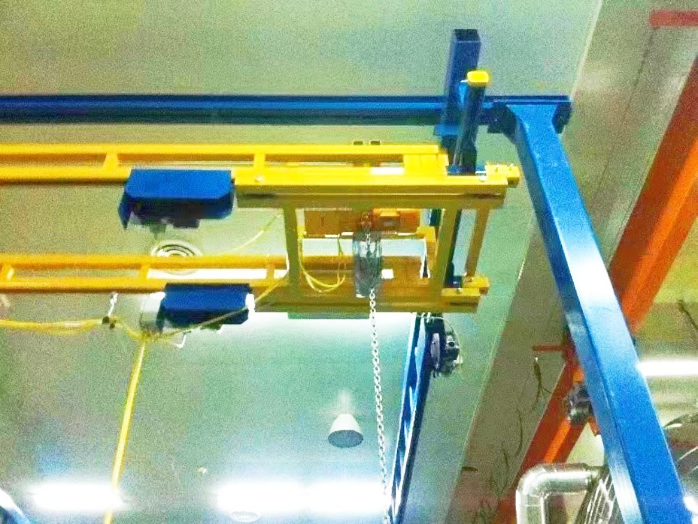 自立式KBK剛性桁架雙梁懸掛起重機(jī)