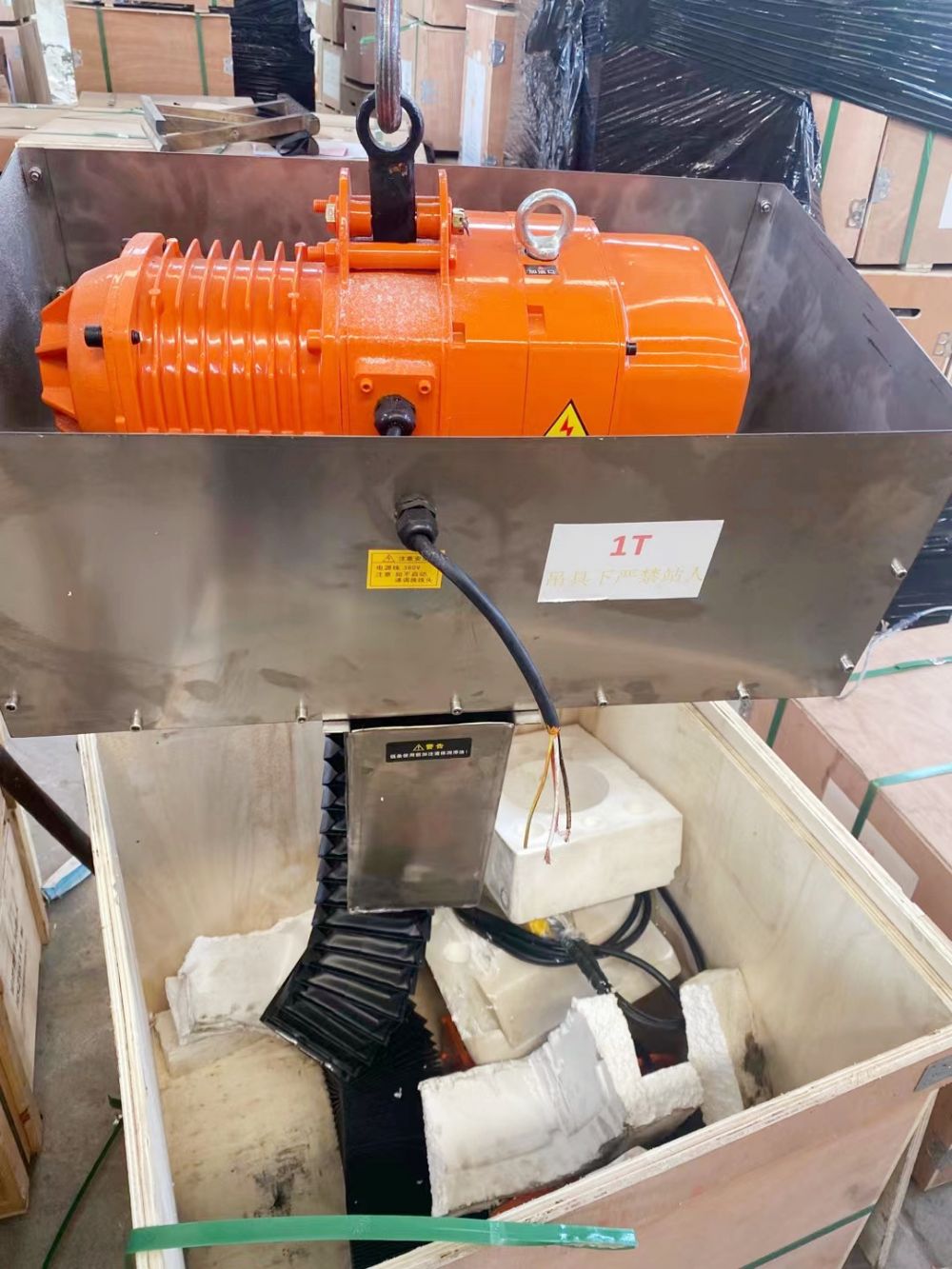 浙江湖州電動環(huán)鏈葫蘆、潔凈室環(huán)鏈葫蘆廠家銷售、安裝維修