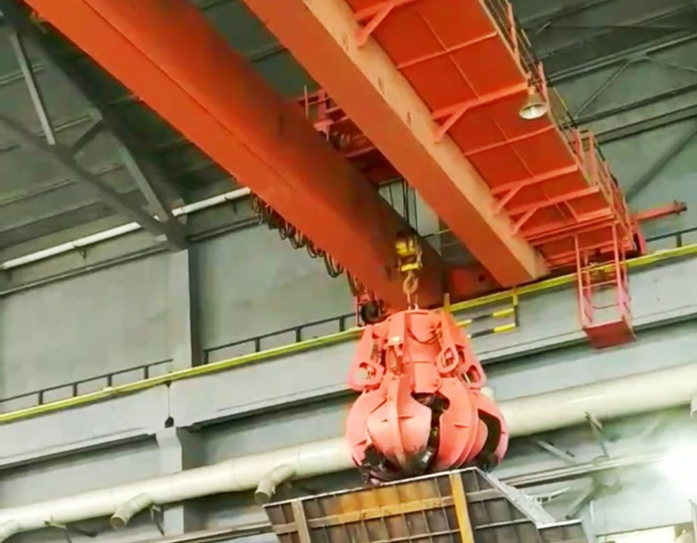 抓斗橋式起重機(jī)、單雙梁抓斗吊機(jī)、抓斗天車廠家制造、安裝維修