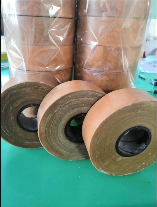 黃蠟帶醇酸玻璃絲帶漆布帶黃蠟綢黃漆油性綢布帶絕緣綢帶