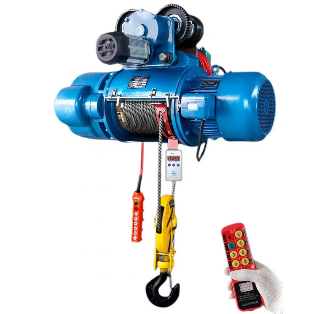河南電動葫蘆、鋼絲繩單雙速電動葫蘆出廠價銷售