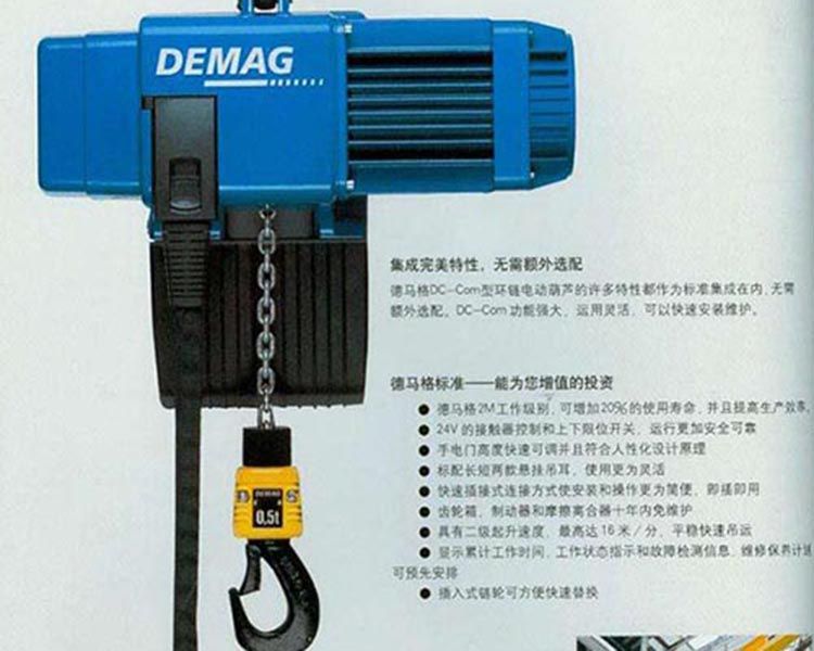 DEMAG德馬格環(huán)鏈電動葫蘆 DC-COM10-1000 