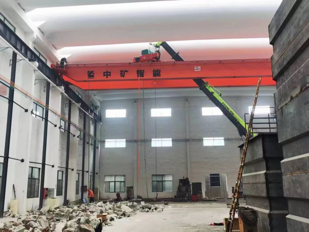 LH電動葫蘆雙梁橋式起重機、天車、吊機、葫蘆雙、中礦智能起重機