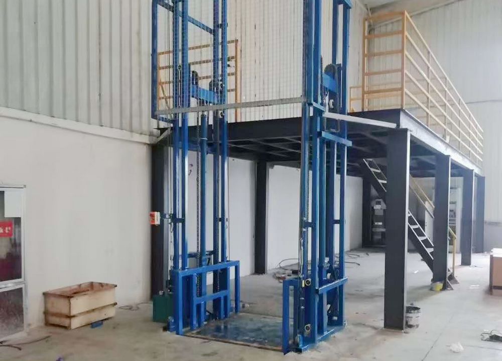 液壓升降平臺，鏈條導軌式升降機